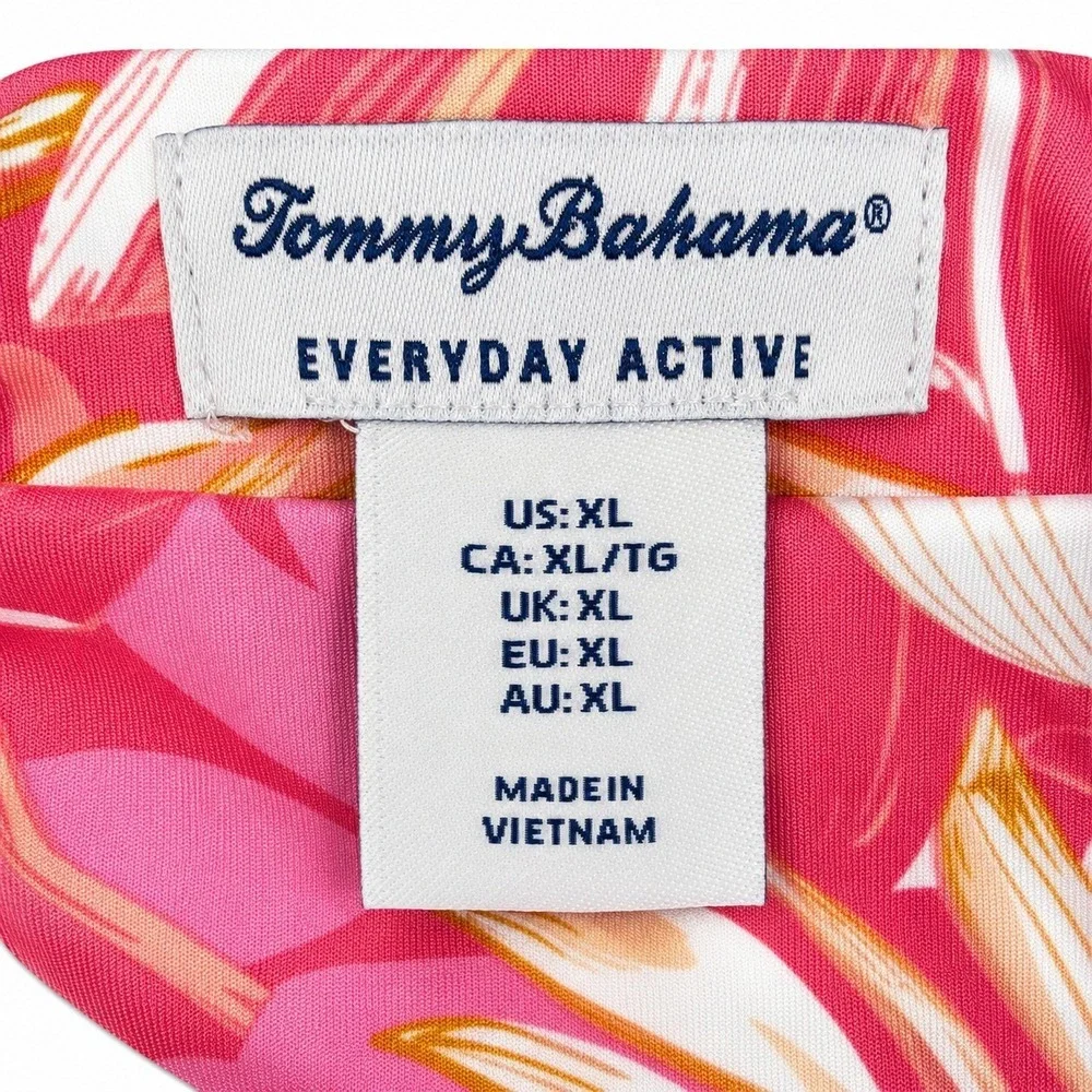 NWT Tommy Bahama Everyday Active Skort & Visor Set Pink Tropical Floral Golf
